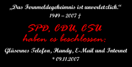 Vorratsdatenspeicherung