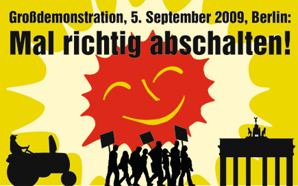 Antiatomdemo 5. September 2009 in Berlin