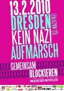 Plakat Dresden nazifrei