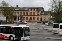 Bahnhofsvorplatz in Greifswald
