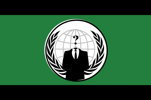 Flagge von Anonymous