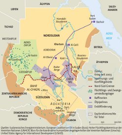 Karte: Sudan