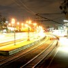 Bahnhof in der Nacht